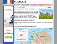 Tablet Screenshot of map-of-ireland.org